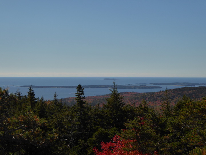   Wanderung im Acadia-Nationalpark  Cadillac Mountain NP  Hiking Trail from Otter Cove to TopWanderung im Acadia-Nationalpark  Cadillac Mountain NP  Hiking Trail from Otter Cove to Top