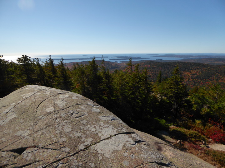 Wanderung im Acadia-Nationalpark  Cadillac Mountain NP  Hiking Trail from Otter Cove to Top