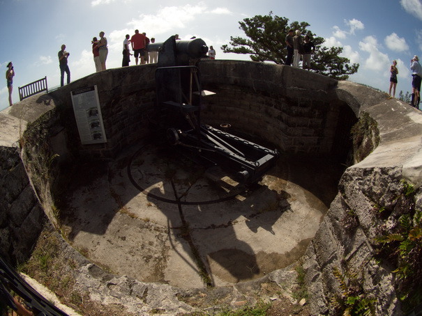 Hamilton Bermuda Bermudas Scaur Hill Fort Park Canon