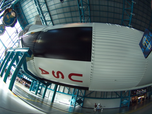 space Shuttle  port canaveral port canaverals , raketen , Rakete Fisheye Bilder