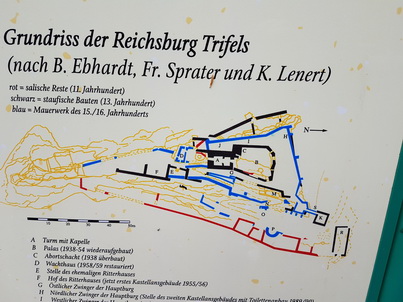 Pfalz Neustadt an der Weinstrasse Annweiler  Burg Trifels 