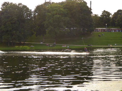 München Olympiapark Beachclub Ahoi Brause