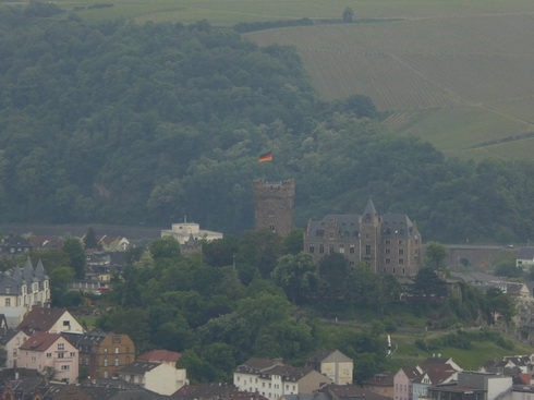 Weinberge Nierderwalddenkmal Seilbahn Assmannshausen Rüdesheim am Rhein