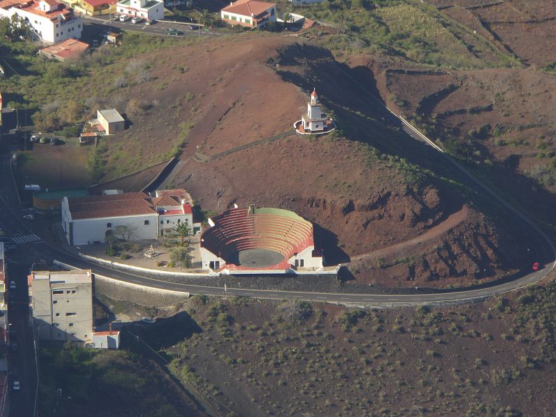 Hotelito  Ida Ines El Golfo  Fontera Kirche Iglesia vom Mirador 