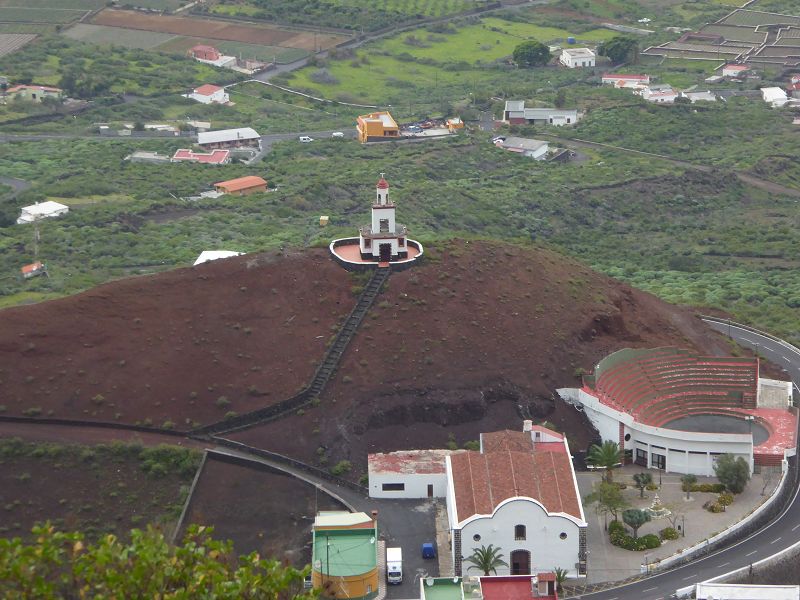 Hotelito  Ida Ines El Golfo  Fontera Kirche Iglesia vom Mirador 