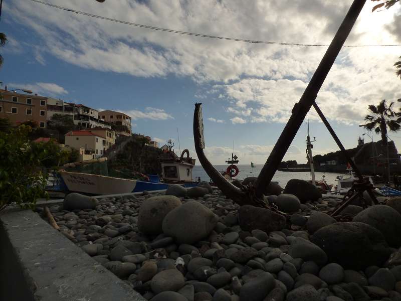 Madeira   camara de lobos Bucht der Seelwen Churchillbucht der madeirensische Fischerort Lieblingsort von Winston Churchill