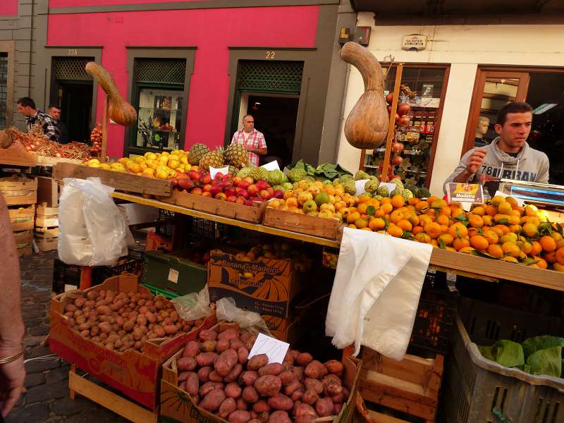 Madeira  Madeira      Funchal  Mercado der Markt die Markthallen in Funchal