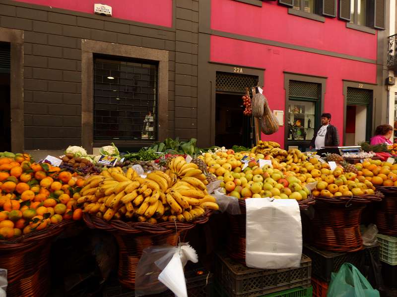 Madeira  Madeira      Funchal  Mercado der Markt die Markthallen in Funchal