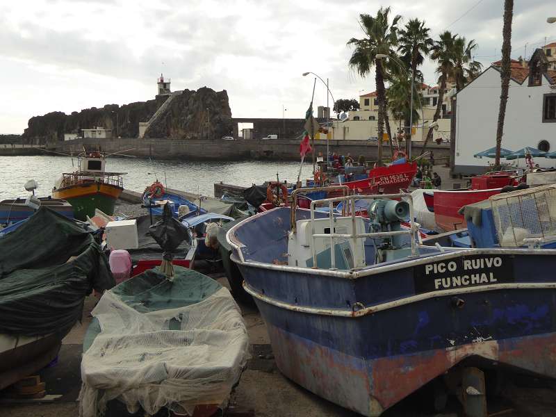 Madeira   camara de lobos Bucht der Seelwen Churchillbucht der madeirensische Fischerort Lieblingsort von Winston Churchill