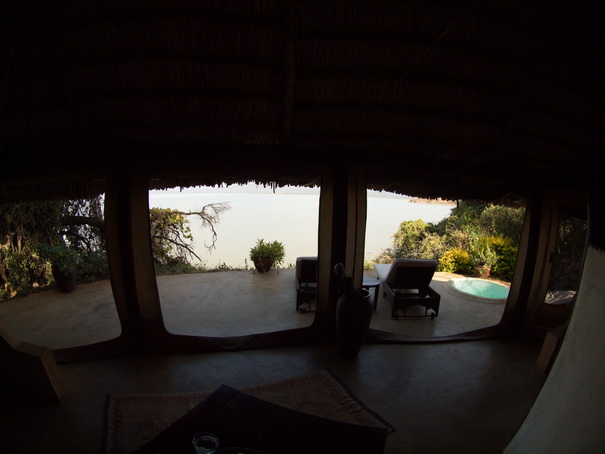  Kenia  Lake Baringo Island Camp Fisheye Banda