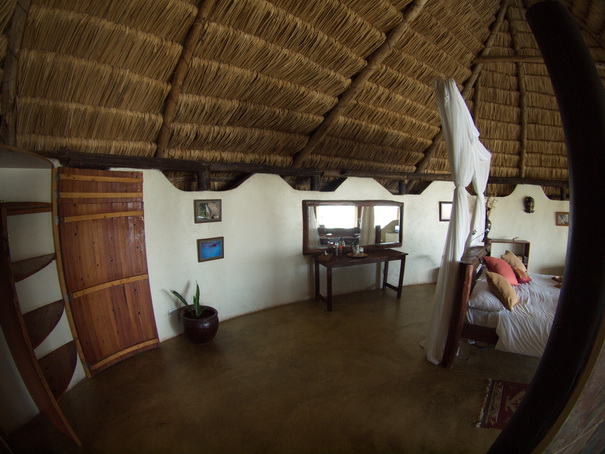  Kenia  Lake Baringo Island Camp 2 Fisheye Banda