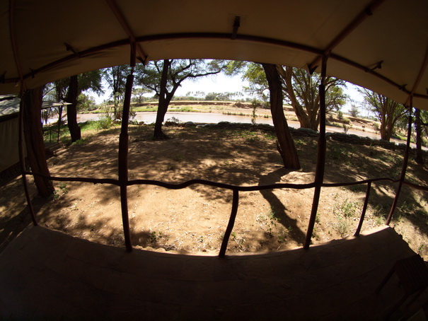 Samburu Nationalpark  Larsens Camp ttent inside