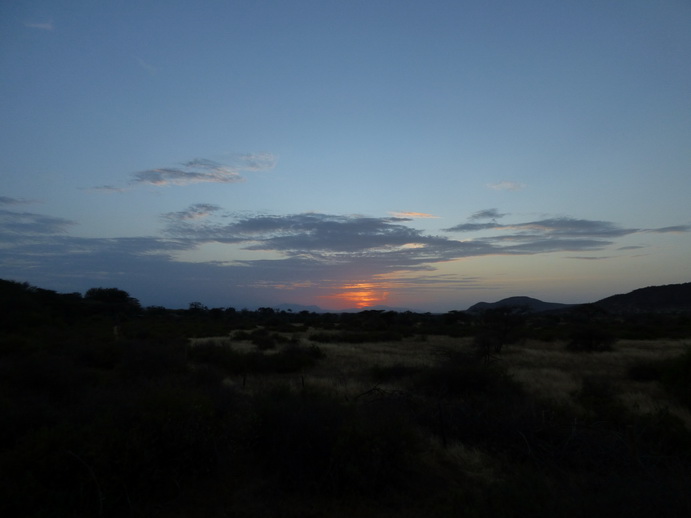 Samburu Nationalpark bush dinner sundowner place