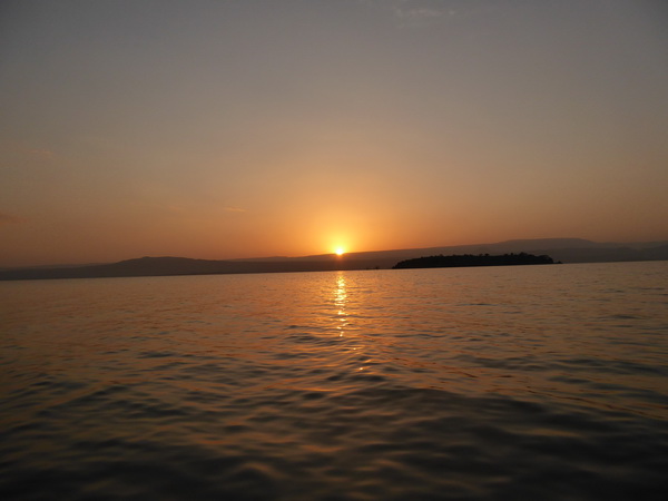  Kenia  Lake Baringo Island Camp sunrise