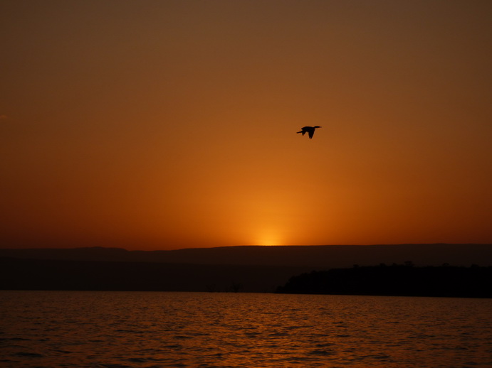  Kenia  Lake Baringo Island Camp Sunsetrock  Kenia  Lake Baringo Island Camp Sunrise