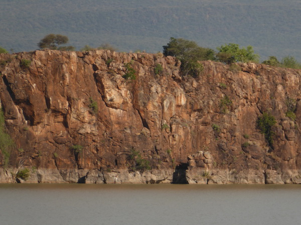  Kenia  Lake Baringo Island Camp The Sunsetrockisland