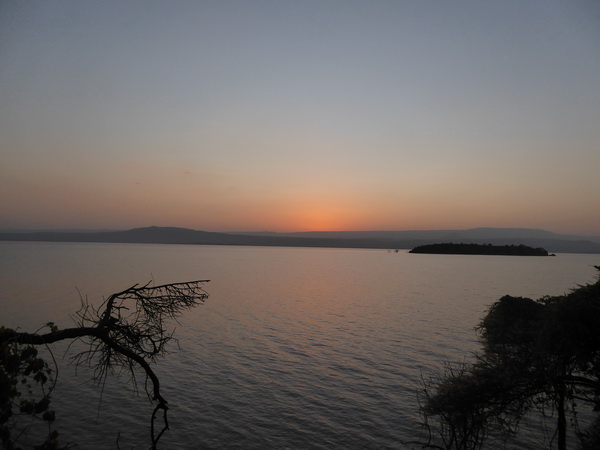  Kenia  Lake Baringo Island Camp sunrise