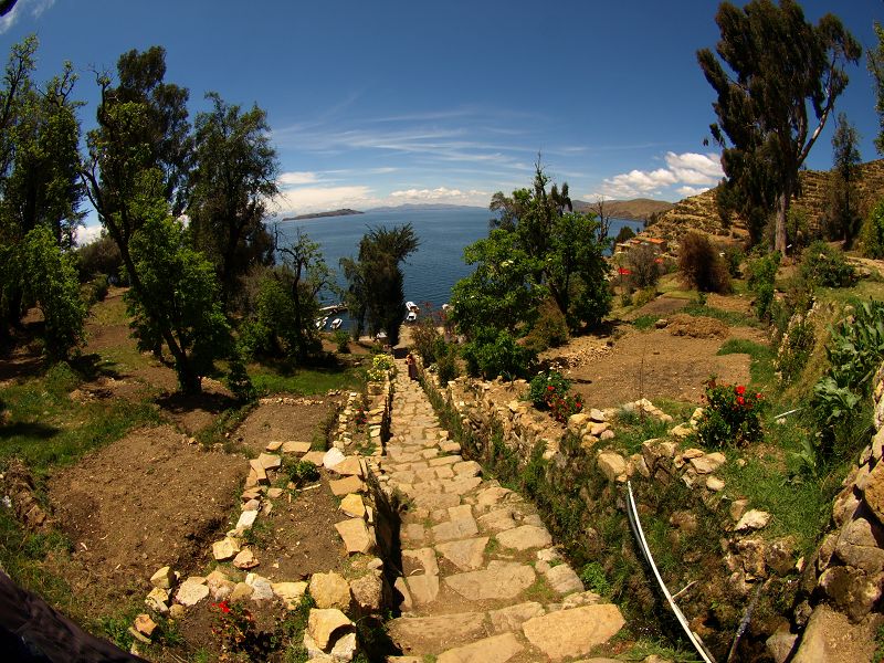 Bolivia Copacabana Lago Titikaka  Lago Titicaca Bolivien Titicacasee Isla del Sol Isla de Luna