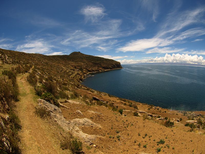 Bolivia Copacabana Lago Titikaka  Lago Titicaca Bolivien Titicacasee Isla del Sol Isla de Luna