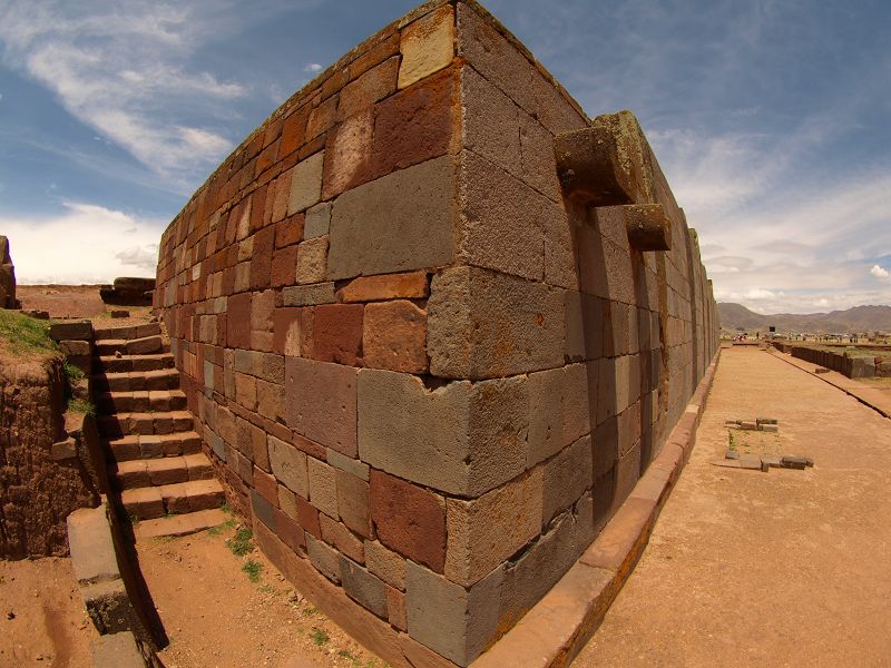 Tiahuanacao Tiwanaku Prä Inka Kultur La Paz Bolivien  Puma Punku Pukara Kultur 