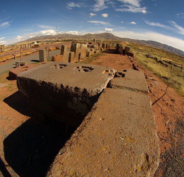 Tiahuanacao Tiwanaku Prä Inka Kultur La Paz Bolivien  Puma Punku Pukara Kultur 