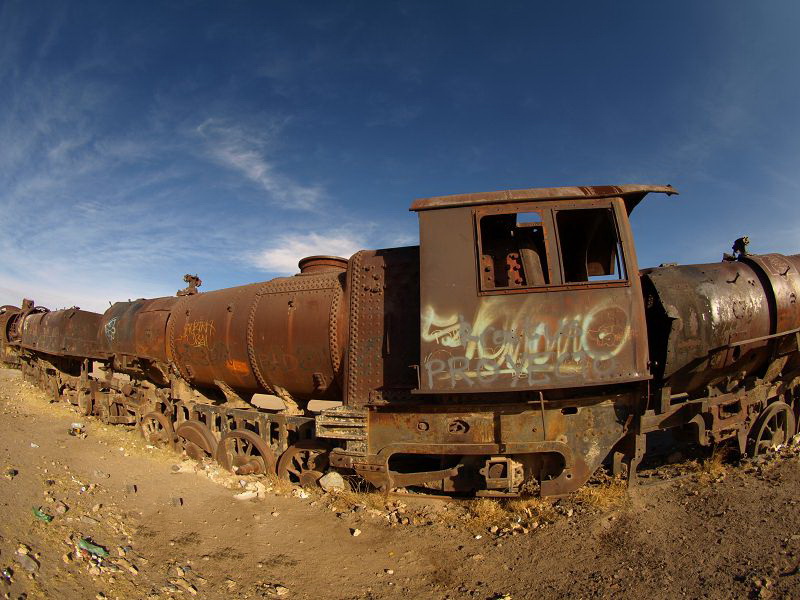 Uyuni Hotel Luna Salada Uyuni Luna Salada Eisenbahn Ferrocarril Train Cementary Oruro