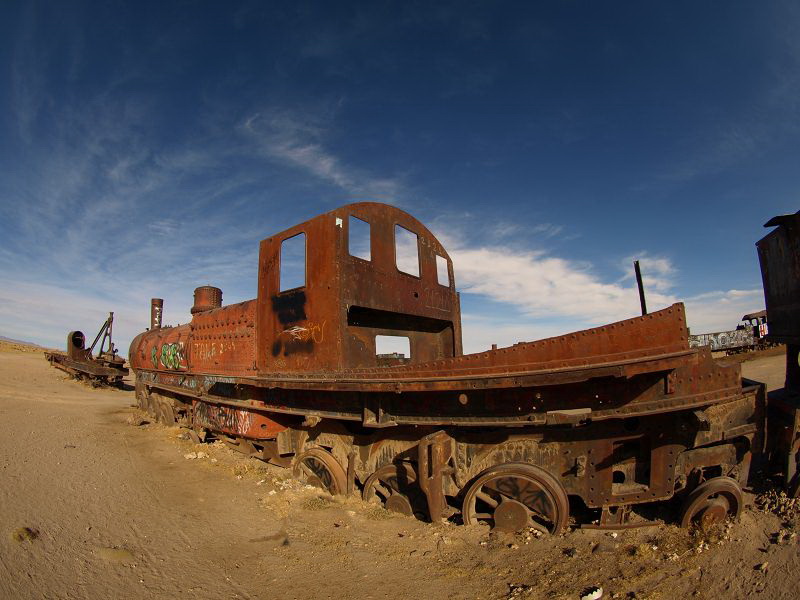 Uyuni Hotel Luna Salada Uyuni Luna Salada Eisenbahn Ferrocarril Train Cementary Oruro