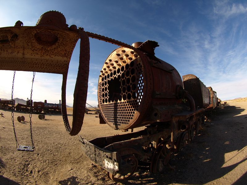 Uyuni Hotel Luna Salada Uyuni Luna Salada Eisenbahn Ferrocarril Train Cementary Oruro