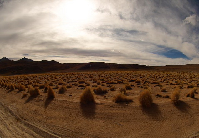 Salzsee Saltlake Uyuni Luna Salada Bolivien Uyuni 4x4 Vulkan Ollague