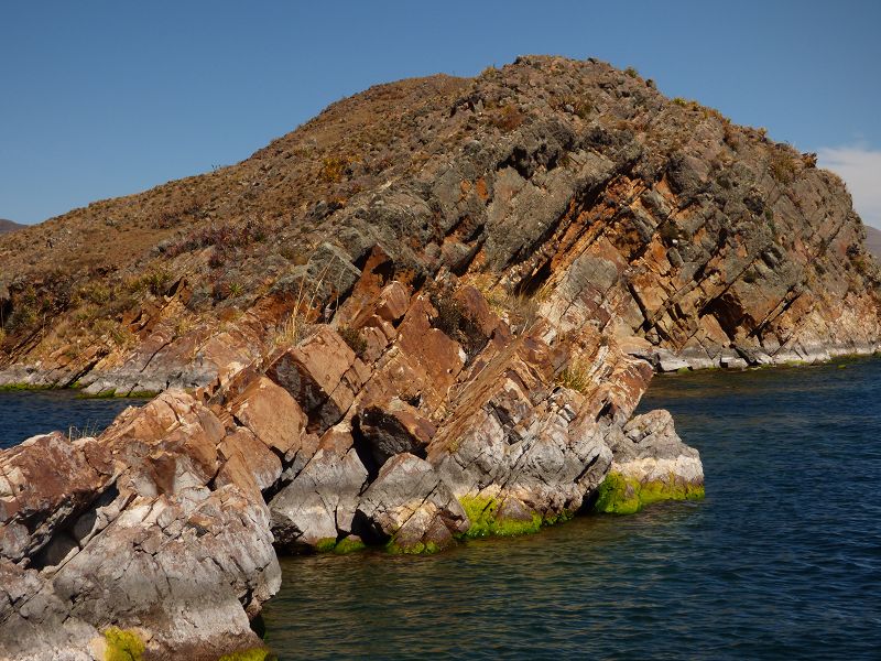 Bolivien  Copacabana  Lago Titicaca Titicacasee Schiff Barca