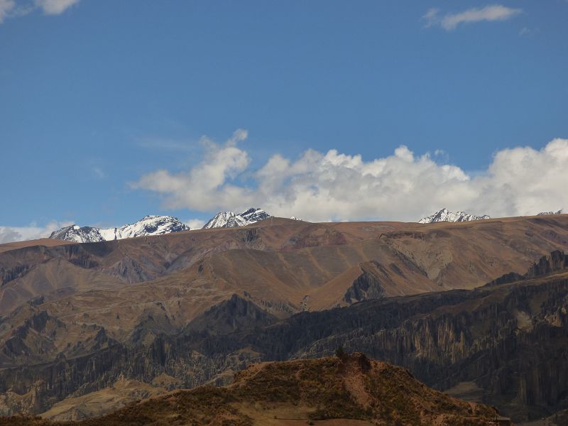 Cumbre La Paz Muela del Diablo Beste Aussicht von La Paz