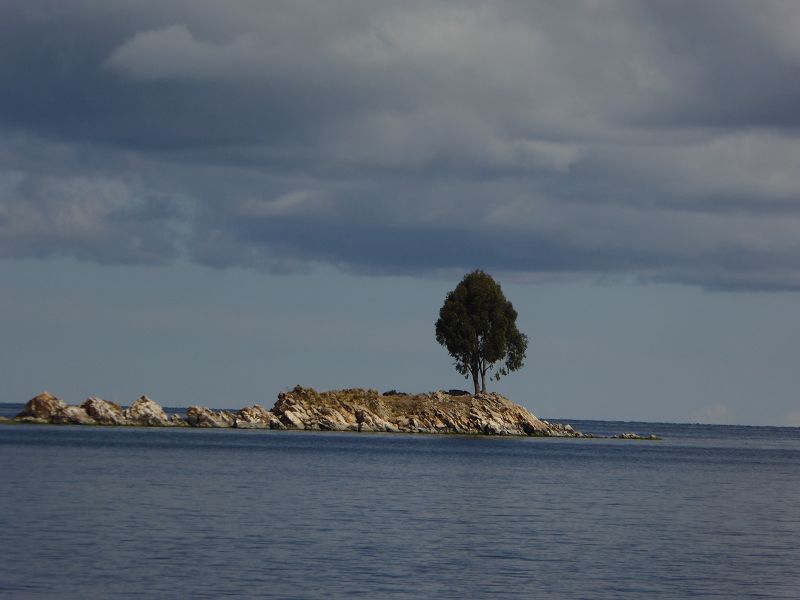 Bolivien  Copacabana  Lago Titicaca Titicacasee Schiff Barca 