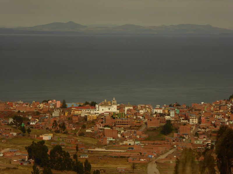 Bolivien  Copacabana  Lago Titicaca Titicacasee Porto Copapcabana Fahrt nach Tiahuanaco Bolivien  Copacabana  Lago Titicaca Titicacasee Porto Copapcabana Fahrt nach Tiahuanaco 