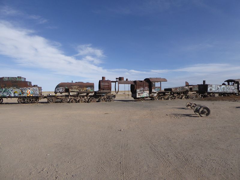 Uyuni Hotel Luna Salada Uyuni Luna Salada Eisenbahn Ferrocarril Train Cementary Oruro