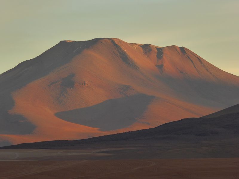 Bolivien Salar Anden Andes Salzsee Saltlake  Hotel Tayka del Desierto auf 4600 m 