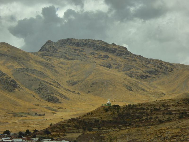 La Raya Pass Occobamaba Altiplano Terassenbau Hangterasssen Altiplanoterassen