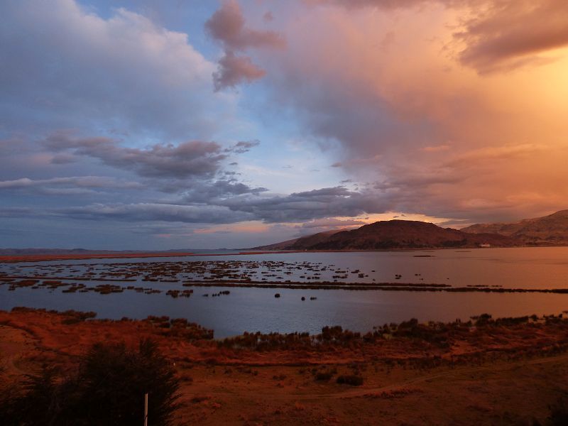 Lago Titicaca Titicacasee Schilfinseln Uros 