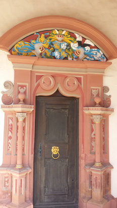 Weilburg an der Lahn  Schiffstunnel Schloss Kettenbrücke Rollschiff  Kanu Eisenbahn