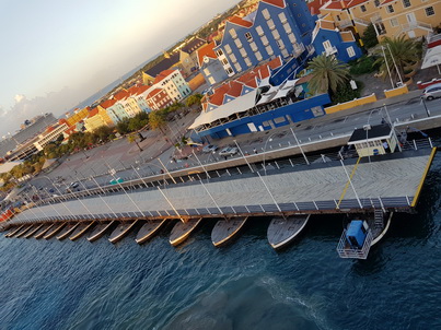 Curacao Willemstad Emmabrug Curacao  Willemstad Knigin-Emma-Brcke