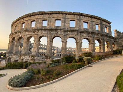 Pula Croatien Pulska Arena Lavendel Pula Kroatien Pulska Arena