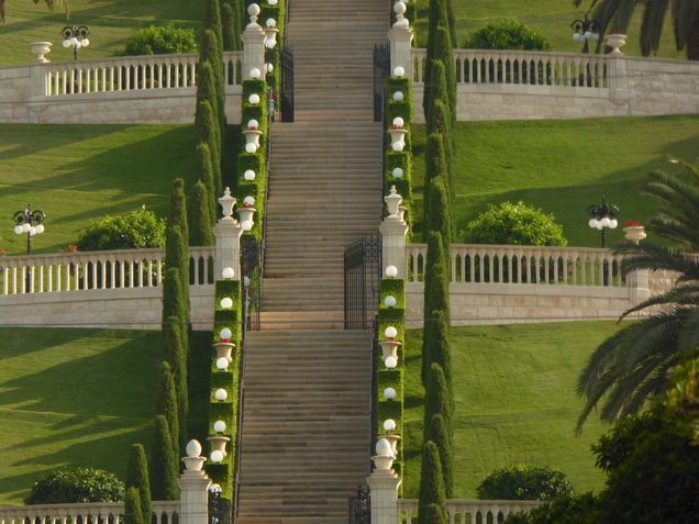 Bahai Gardens Yefe Nof Balcony 