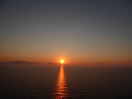 Santorini Santorin Santorin Sonne Sonnenuntergang 