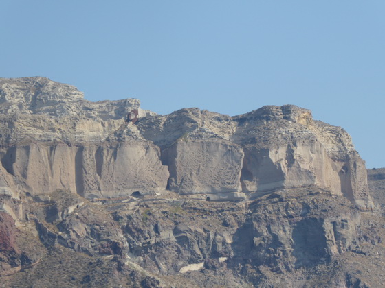 Santorin Felsen Vulkanasche Vulkangestein Santorini Santorin VulkanFelsen Vulkanasche Vulkangestein 