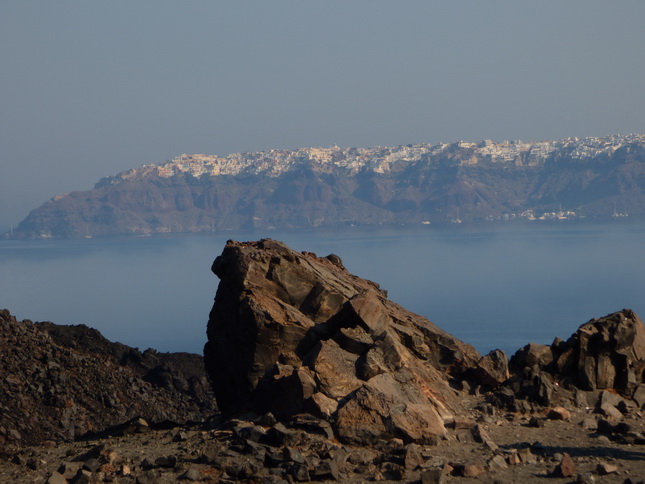 Santorin Nea Kameni Vulkanwanderung