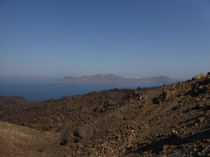 Santorin Nea Kameni Vulkanwanderung