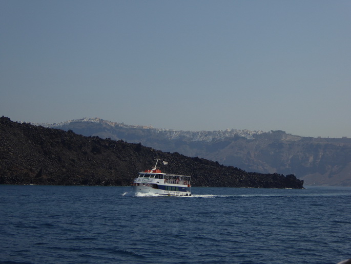 Santorini Santorin  Fähre  Seajets