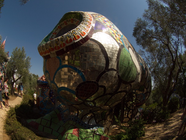 Giardino de Tarochi  Tarot Garten niki de saint Phalle nanas Fisheye