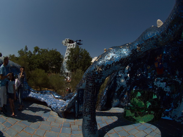 Giardino de Tarochi  Tarot Garten niki de saint Phalle nanas Fisheye