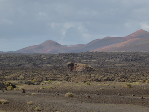   Lanzarote Feuerberge Nationalpark Montana Colorada Montañas del Fuego (Feuerberge) Lanzarote  Timanfaya-Nationalpark  Parque Nacional de Timanfaya