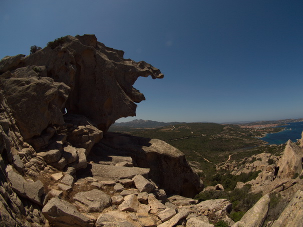 Olbia Sardinien capo d'orso bärenfelsen